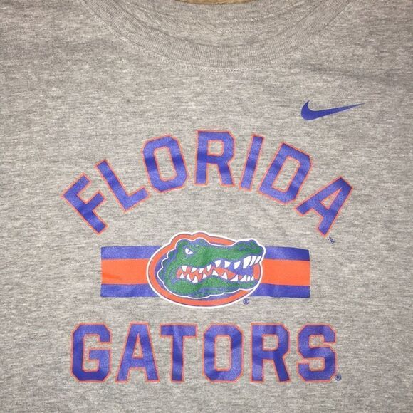 Nike Florida Gators Gray Dri Fit work out t shirt - Picture 2 of 5